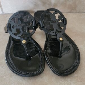 Tory Burch Miller Patent Sandal Like New